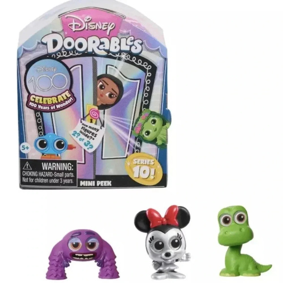 Disney Doorables Series 10 Mini Peek Figures Mystery Disney 100 Set of 2 - New - Picture 5 of 5